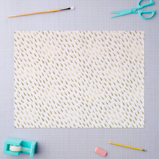 Gouden Blush Roze Wit Ombre Abstract Tissuepapier (Craft)