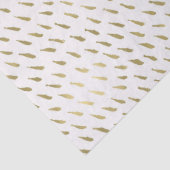 Gouden Blush Roze Wit Ombre Abstract Tissuepapier (Detail)