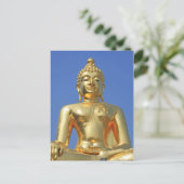 Gouden Boeddha bij de Gouden Driehoek Chiang Rai Briefkaart (Staand voorkant)