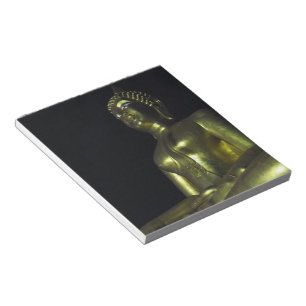 Gouden Boeddha bij nacht Notitieblok