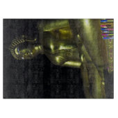 Gouden Boeddha bij nacht Snijplank (Voorkant)