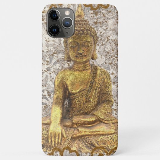 Gouden Boeddha Bloem Bloemen Case-Mate iPhone Case (Achterkant)
