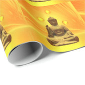 Gouden Boeddha Cadeaupapier (Rol Hoek)