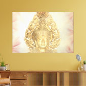 gouden boeddha canvas afdruk (Insitu (Woonkamer))