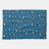 gouden boeddha in blauw theedoek (Horizontaal)