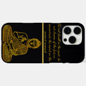 Gouden Boeddha in een rustige houding Case-Mate iPhone Case (Achterkant (horizontaal))
