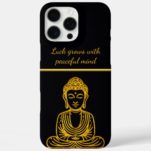 Gouden Boeddha in vredige houding Case-Mate iPhone Case (Achterkant)