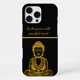 Gouden Boeddha in Vredige Houding iPhone 16 Pro Max Hoesje