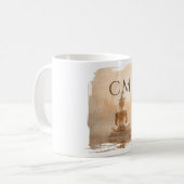 Gouden Boeddha Monogram Koffiemok (Voorkant links)
