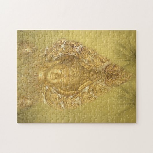 gouden boeddha - puzzel legpuzzel (Horizontaal)