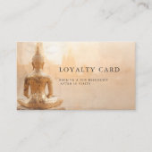Gouden Boeddha Salon 10 Bezoek Loyaltykaart Klantenkaartje (Voorkant)