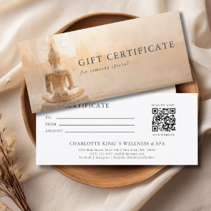 Gouden Boeddha – Salon QR-code cadeaubon