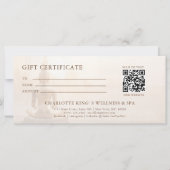 Gouden Boeddha – Salon QR-code cadeaubon (Voorkant)