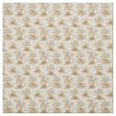 Gouden Boeddha Toile de Jouy Klassiek Patroon Stof (Swatch)