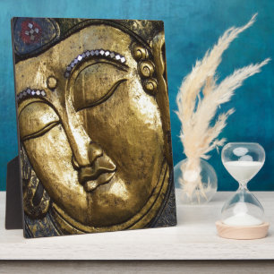 Gouden Boeddha Zegen Inspirerende Liefde Fotoplaat
