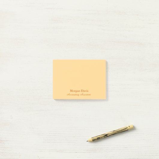 Gouden Boekhoudassistent Post-it® Notes (Op bureau)