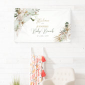 Gouden Boho/Boheemse Baby Brunch Welkom Spandoek (Insitu)