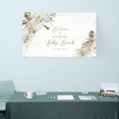 Gouden Boho/Boheemse Baby Brunch Welkom Spandoek (Beurs)