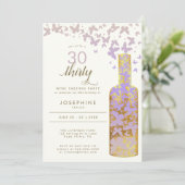 Gouden Boho Butterflies 30e verjaardag Kaart (Staand voorkant)