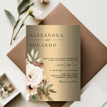 Gouden Boho Elegance Bruiloft