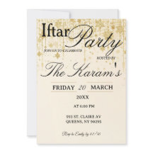 Gouden Boho Minimalistische Moskee Ramadan Iftar F