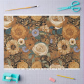 Gouden Boho Tuin Bloemig Tissuepapier (Craft)