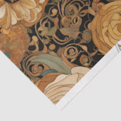 Gouden Boho Tuin Bloemig Tissuepapier (Detail)