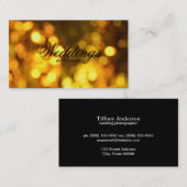 Gouden Bokeh Visitekaartje (Voorkant / Achterkant)