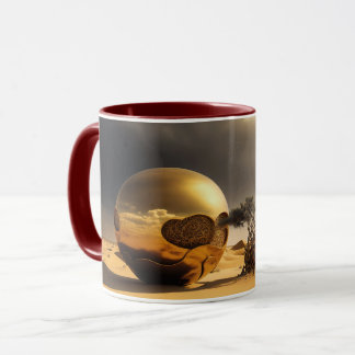 Gouden Bollen in de Woestijnstorm Mok