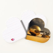 Gouden Bollen in de Woestijnstorm Notitieboek (Binnen)