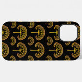Gouden Bomen iPhone Hoesje (Achterkant horizontaal)