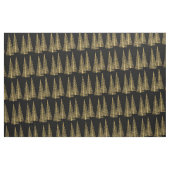 Gouden bomen Kerstmis Goud Custom Fabric Stof (Fat Quarter)