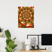 Gouden Bonen Spiraal Poster (Thuiskantoor)