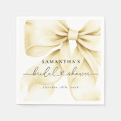 Gouden Boog Bruiloft Feestservetten van Papier Servet (Voorkant)