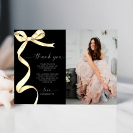 Gouden Boog Foto Dankbetuiging Briefkaart