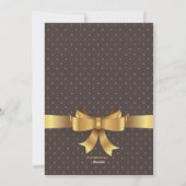 Gouden Boog Foto Kerstkaart (Achterkant)