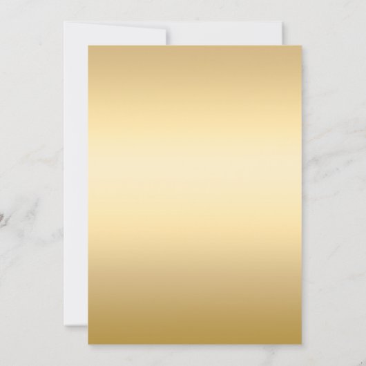 Gouden boog grenen groen kerstfeest kaart (Achterkant)