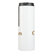 Gouden boog juichen voor 60-jarig huwelijk thermosbeker (Achterkant)