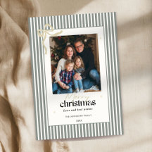 Gouden Boog Kerstmis Vakantie Fotokaart