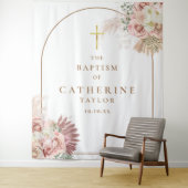 Gouden Boog Pampas Gras Doop Foto Achtergrond Wandkleed (In situ)