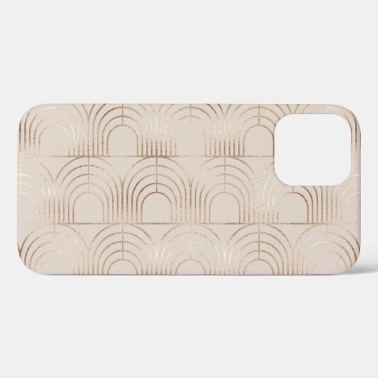 Gouden boog Tegels Art Deco. Case-Mate iPhone Case (Achterkant (horizontaal))