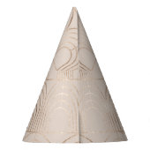 Gouden boog Tegels Art Deco. Feesthoedjes (Achterkant)