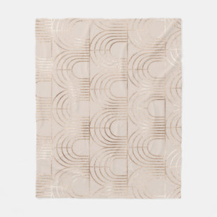 Gouden boog Tegels Art Deco. Fleece Deken