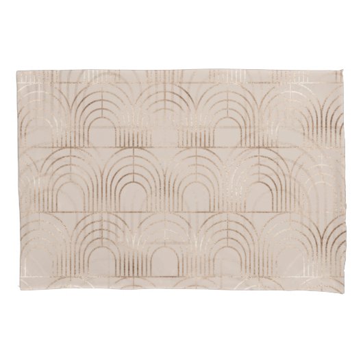 Gouden boog Tegels Art Deco. Kussensloop (Voorkant)