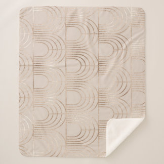 Gouden boog Tegels Art Deco. Sherpa Deken