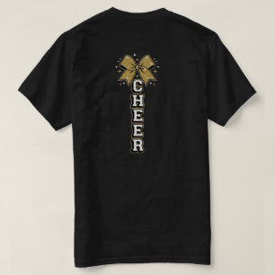 Gouden Boog Verticale Aanmoedigingsontwerp T-shirt