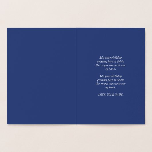 Gouden Boogschutter Constellation Happy Birthday Folie Kaarten (Binnen)