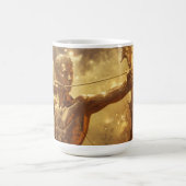 Gouden Boogschutter Zodiac Kunst - Moderne Astr Magische Mok (Midden)
