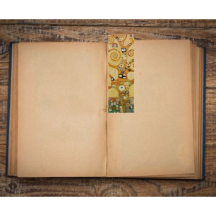 Gouden Boom des Levens Kunst – Art Nouveau Klimt Mini Visitekaartje