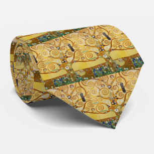 Gouden Boom des Levens Kunst – Art Nouveau Klimt Stropdas